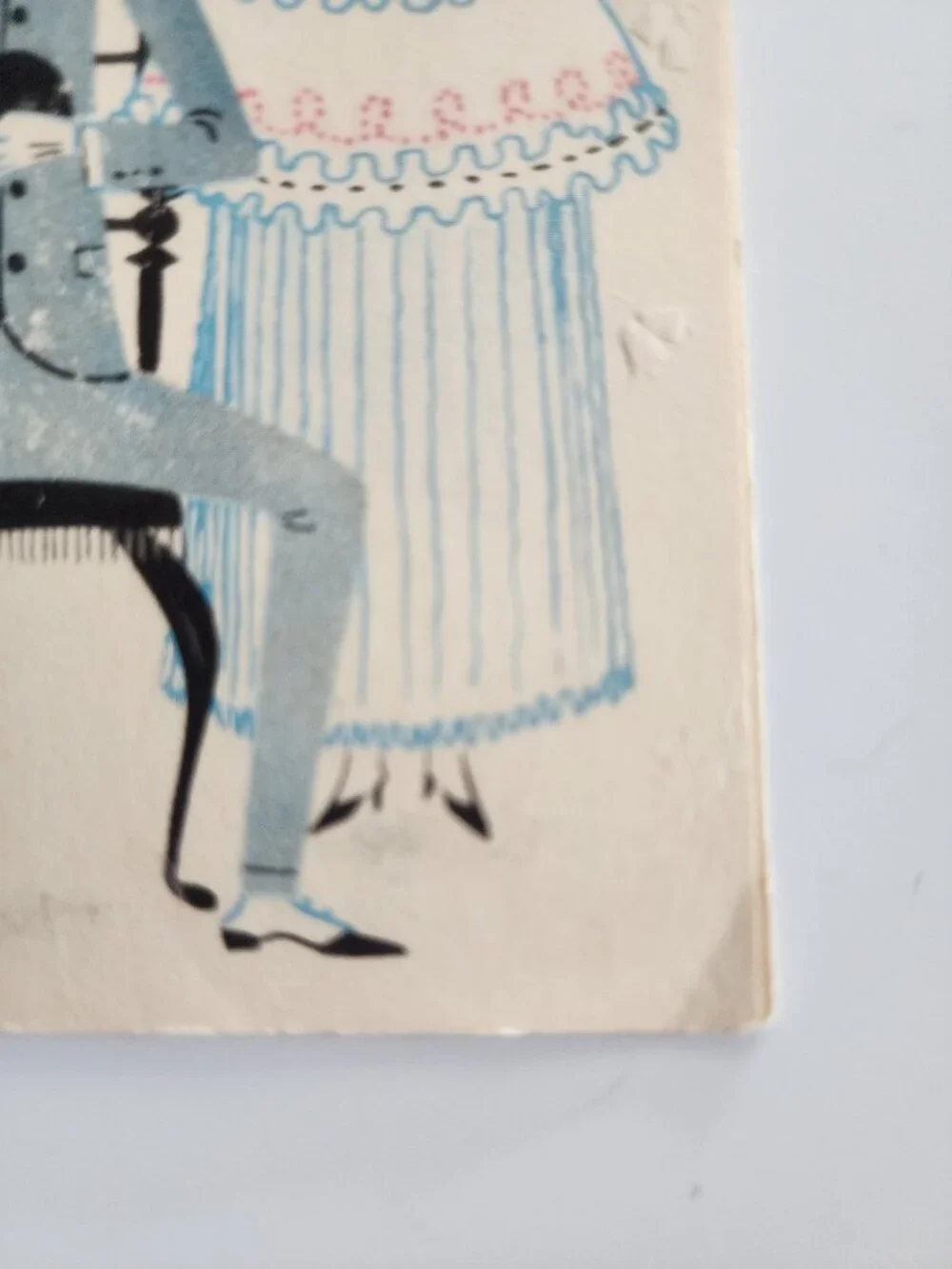 1950s Happy Anniversary Vintage Greeting Card